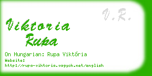 viktoria rupa business card